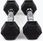 Thornfit Hantel Hexagonalny Hex X2 Czarny 4Kg - zdjęcie 2