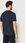 Hugo T-Shirt Dero222 50466158 Granatowy Regular Fit - zdjęcie 3