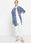 Bonprix Długa Damska Kurtka Jeansowa W Kwiaty 48 Oversize - zdjęcie 4
