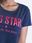 Big Star Koszulka Damska Logo Granatowa Brunona XL - zdjęcie 2