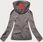 DAMSKA KURTKA SOFTSHELL GRAFIT-RÓŻ (HH030) - zdjęcie 2