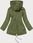 PARKA DAMSKA 2W1 KHAKI/LIMONKA (W702BIG) - zdjęcie 2