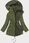 PARKA DAMSKA 2W1 KHAKI/LIMONKA (W702BIG) - zdjęcie 5