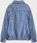 JEANSOWA KURTKA DAMSKA DENIM CYRKONIE NIEBIESKA (T2861) - zdjęcie 3