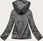 BLUZA DAMSKA NA POLARZE SZARA MELANŻ (HD111-3) - zdjęcie 3