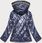 PIKOWANA KURTKA PLUS SIZE CIEMNA NIEBIESKA (B8013-72) - zdjęcie 2