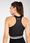 GORILLA WEAR Mesa Zip Front - czarny crop top damski - Czarny - zdjęcie 2