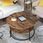Stolik Kawowy Z Półką Rustykalny Loft 296917 - zdjęcie 5