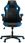 Fotel dla gracza Jysk Vojens Czarny/Blue 3600934 - zdjęcie 4