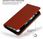 Kabura Book do iPhone 13 Pro Max Brązowa skóra - zdjęcie 3