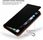 Etui z klapką Skórzane iPhone 13 Pro Max czarny - zdjęcie 7