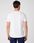 T-SHIRT MĘSKI WRANGLER SS LOGO TEE WHITE W742FK989 - zdjęcie 3