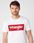 T-SHIRT MĘSKI WRANGLER SS LOGO TEE WHITE W742FK989 - zdjęcie 2