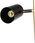 Candellux Lighting Lampa podłogowa czarno-złota 164cm Perret 52-00019 - zdjęcie 4