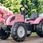 Falk Traktor Pink Country Star Na Pedały Z Przyczepką - zdjęcie 7