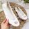 Baleriny damskie ażurowe białe Rieker 41459-80 - zdjęcie 1