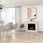 Warmtec Kelso Wkład Dimplex 28" Xhd Optiflame Biały Mat Beton - zdjęcie 2
