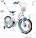 Sun Baby Rowerek Dla Dziewczynki 16 Cali Heart Bike Morelowy - zdjęcie 2
