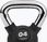 Gipara Kettlebells Ogumowane Czarny - zdjęcie 2