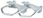 Element montażowy Extralink b300 balcony handle with u-bolts m8 lewy EX6877 - zdjęcie 3