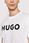 Hugo T-Shirt Dulivio 50467556 Biały Regular Fit - zdjęcie 4