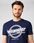 WRANGLER SS ROUND LOGO TEE MĘSKI T-SHIRT NAVY W7MPD3114 - zdjęcie 4