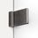 Parawan nawannowy New Trendy Avexa Gunmetal Brushed 130x150cm Lewy EXK3527 - zdjęcie 8