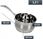 K2610 Rondelek Stalowy Garnek Z Rączką 15cm 1,2L (K2610) - zdjęcie 3