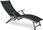Leżak Ogrodowy Aluminiowy Relax Black 2X - zdjęcie 4