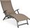 Leżak Ogrodowy Aluminiowy Relax Taupe 2X - zdjęcie 5
