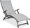 Leżak Ogrodowy Aluminiowy Relax Grey 2X - zdjęcie 2