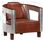 Vidaxl Fotel Aviator brązowy skóra naturalna 2931945 - zdjęcie 8