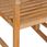 vidaXL Fotel bujany z poduszką w kolorze taupe lite drewno tekowe 2943809 - zdjęcie 4