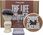 Men Rock Uk The Life Shaver Sandalwood, Zestaw Do Golenia Brody, Krem, Pędzel, Stojak - zdjęcie 5