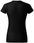 Klasyczna Damska koszulka T-shirt Basic czarny M - zdjęcie 3