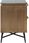 Richmond Interiors Szafka Nocna Ironville Marmur, Metal, Mdf, Sklejka Brzozowa33252 - zdjęcie 2