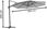 Parasol ogrodowy Garden Point Parasol Ogrodowy Szary Piza 3,5M  - zdjęcie 3