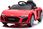 Audi R8 Sport Czerwony Auto Na Akumulator Eva Skóra Pilot - zdjęcie 2
