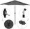 Parasol ogrodowy SPRINGOS PARASOL OGRODOWY SKŁADANY ŁAMANY DUŻY SZARY 300CM GU00200 - zdjęcie 8