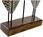 Dkd Home Decor Figurka Dekoracyjna Bambus Żelazo Kartki (33X10 81 Cm) 431996 - zdjęcie 3