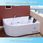 Wanna z hydromasażem Hydrosan Carmen SPA 180x120 Biała - zdjęcie 7