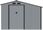 Domek Ogrodowy Drewutnia Madison 9X6 Light Grey - zdjęcie 8