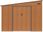Domek Gospodarczy Na Narzędzia Jasper 9X10 Oak Brown - zdjęcie 8