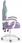 Fotel dla gracza Hell's Chair Rainbow Gray - zdjęcie 4