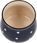 Doniczka Donica Osłonka Ceramiczna W Grochy Granatowa - 110 Mm - zdjęcie 2