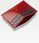 Etui Skórzane Na Karty SLIM Portfe Cardholder Stevens Czerwone - zdjęcie 2