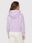 4F Bluza H4Z22-BLD027 Fioletowy Cropped Fit - zdjęcie 5