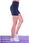 2SkIN Szorty niebieskie damskie z wysokim stanem 2skin BASIC - Niebieski - zdjęcie 2