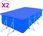 Vidaxl Plandeki Na Basen 2 Szt. Pe, Prostokątne, 90 G/M² 540X270cm - zdjęcie 2