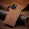 Magnet Fancy Case etui do iPhone 13 Pro Max pokrowiec portfel na karty kartę podstawka brązowy (59333) - zdjęcie 5